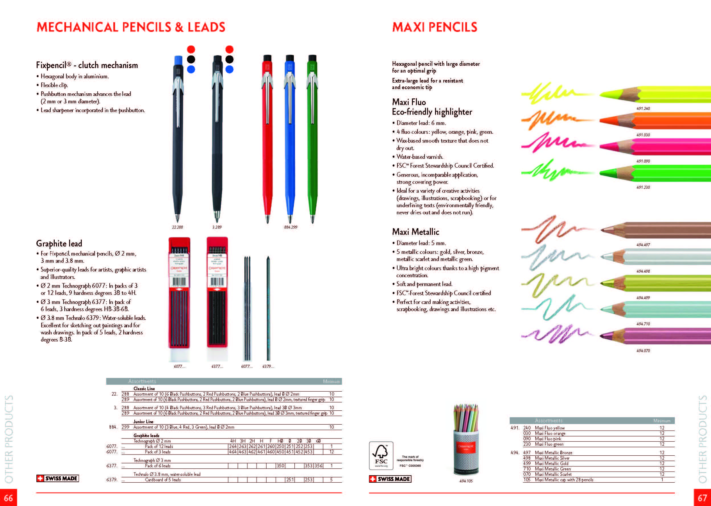 Mecanichal pencil & leads